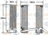 HELLA 8FV 351 331-201 Evaporator, air conditioning